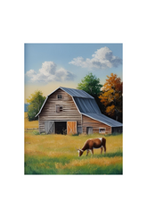 Rustic Farmhouse Canvas Wall Art Poster