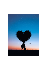 Heart Canvas Wall Art Poster