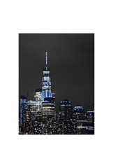 New York City Skyline Canvas Wall Art Poster