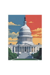 Washington Dc Canvas Wall Art Poster