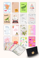 Factory Custom Logo Creative Matte Lamination Thank You Printing Happy Birthday Holiday Multipack Greeting Cards