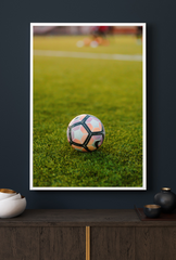 Soccer Canvas Wall Art Poster