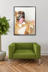 Personalized Dog Canvas Wall Art Poster