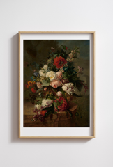 Flower Canvas Wall Art Poster