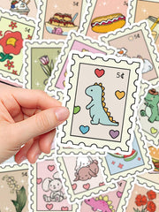 Decorative Creative Stamp Stickers Back To School
