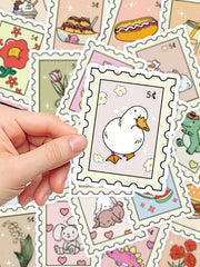 Decorative Creative Stamp Stickers Back To School