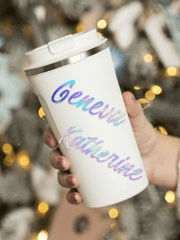 10pcs Custom Name Stickers Laser Vinyl Stickers Print And Cut Any Design Laminated Waterproof Logo