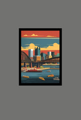 Steel City View: Pittsburgh Canvas Art