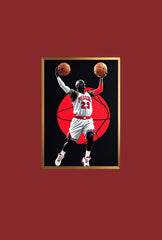 Fly High: Air Jordan Canvas Wall Art for Basketball Fans