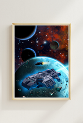 Star Wars Canvas Wall Art Poster