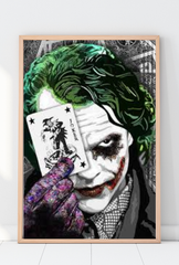 Joker Canvas Wall Art Poster
