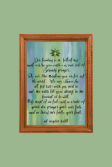 Serenity Prayer Canvas Wall Art Poster