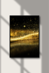 Gold Canvas Wall Art Poster