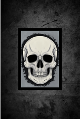 Skull Canvas Wall Art Poster