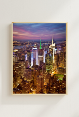 New York Canvas Wall Art Poster