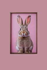 Adorable Rabbit Canvas Art: Hop into Happiness