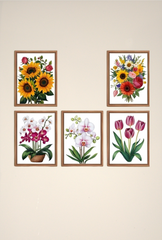 Five Piece Canvas Wall Art Poster