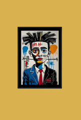 Basquiat Canvas Wall Art Poster