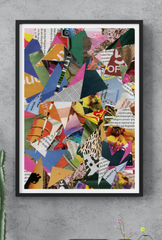Canvas Collage Wall Art Poster