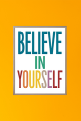 Canvas Motivational Wall Art Poster