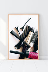 "Salon Chic Canvas Art: Elevate Your Beauty Space with Style"