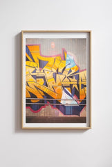 Graffiti Wall Art Canvas – Urban Street Style Home Decor