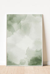 "Serene Sage: Calming Green Canvas Art for Tranquil Decor"