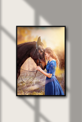 Disney Princess Canvas Wall Art Poster