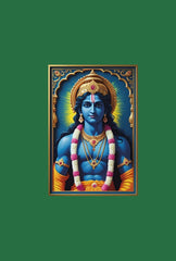 "Ganfaner's Eternal Love" - Radha Krishna Canvas Wall Art (Holidaypac)