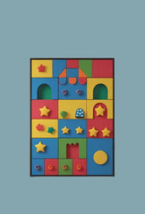 Block Party: Playroom Canvas Art