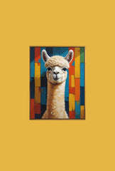Whimsical Alpaca Canvas Wall Art for a Cozy Home