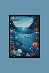 Wild Sea Fury: Canvas Art Capturing Ocean's Untamed Power-Ganfaner