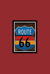 "Route 66 Canvas Art: Vintage Americana for Your Walls"