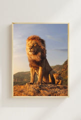Pride Lands Majesty: Lion King Canvas Art