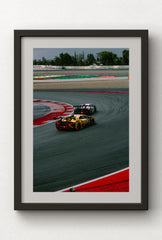 "Ganfaner's Apex Speed" - Race Car Canvas Wall Print Art (Holidaypac)