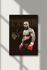 Iron Mike Canvas Art - Tyson Boxing Legend Wall Decor