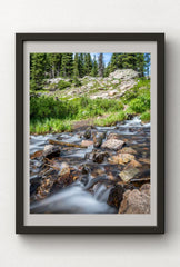 Rocky Mountain Stream: Tranquil Canvas Art