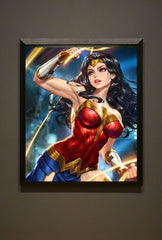 Wonder Woman Canvas Wall Art for Empowerment