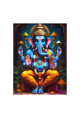 Auspicious Ganesha: Divine Canvas Art