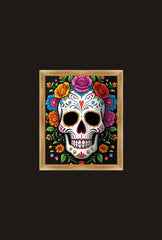 Vibrant_Sugar_Skull_Canvas_Art_-_Celebrate_Life_Color_ganfaner