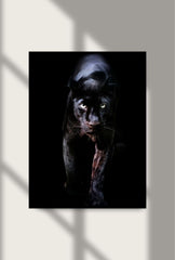 Shadow Stalker: Black Panther Canvas Art