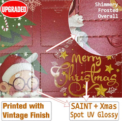 Ganfaner 10-Pack Empty Christmas Advent Calendar Boxes to Fill, 24-Cavity DIY Countdown Treat Gift Boxes, Fillable Cardboard Advent Calendar 12"x8"x1.2"