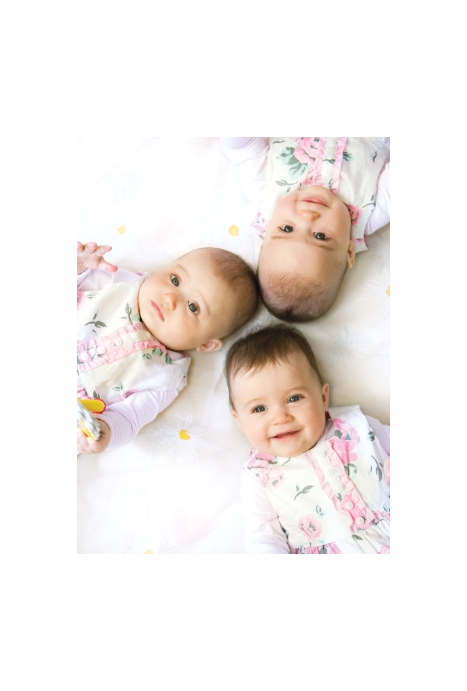 Cute Triplet Memory Wall Art Poster Canvas For Home-Ganfaner