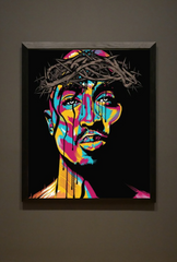 Tupac Canvas Wall Art Poster