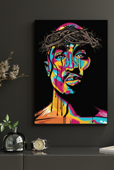 Tupac Canvas Wall Art Poster