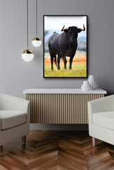 Majestic Bull Canvas Art