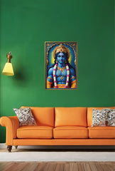 "Ganfaner's Eternal Love" - Radha Krishna Canvas Wall Art (Holidaypac)