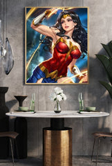 Wonder Woman Canvas Wall Art for Empowerment