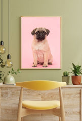 Adorable Pug Canvas Wall Art – Ganfaner Exclusive by Holidaypac