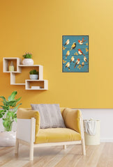 Twittering Friends: Birds on a Wire Art